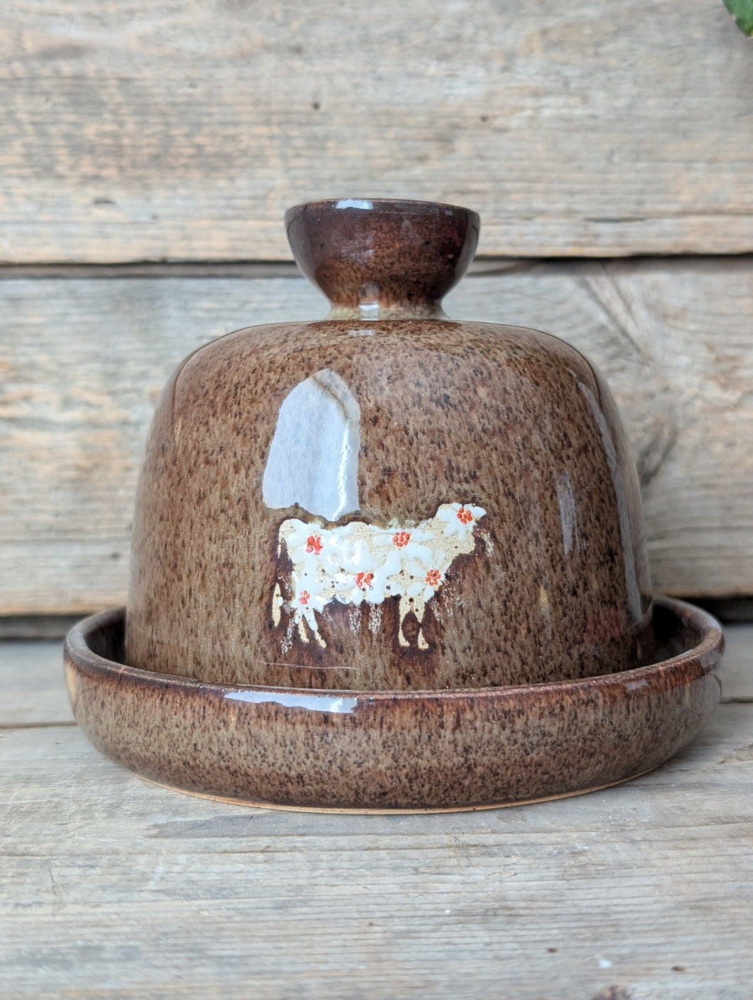 *SECONDS* Flower Cow Butter Dish