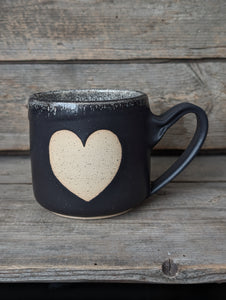 Black Heart Mug