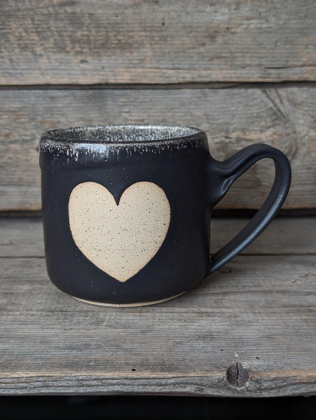 Black Heart Mug