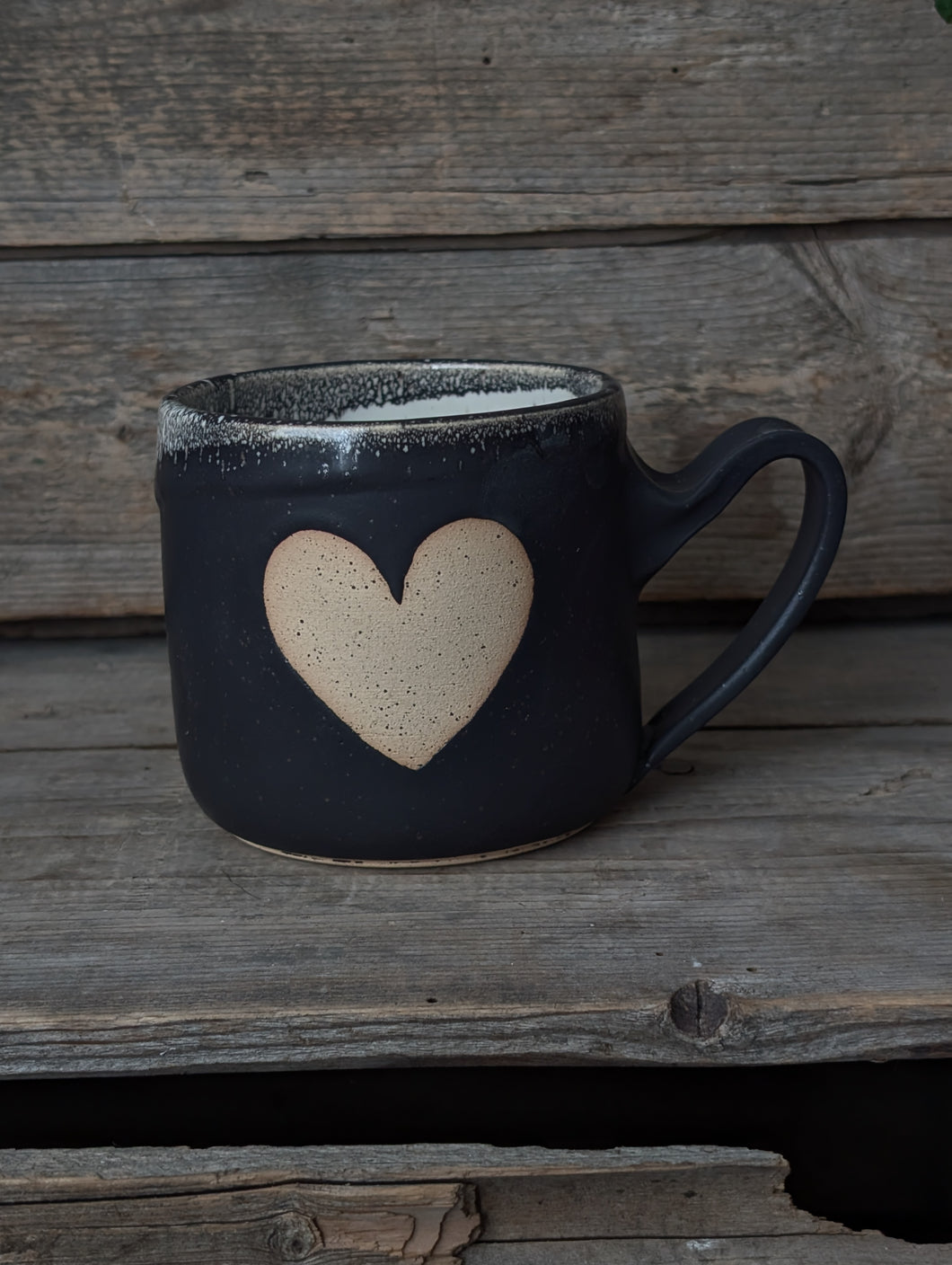 Black Heart Mug