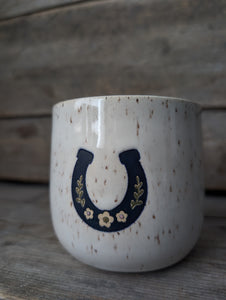 Blue Horseshoe Cup