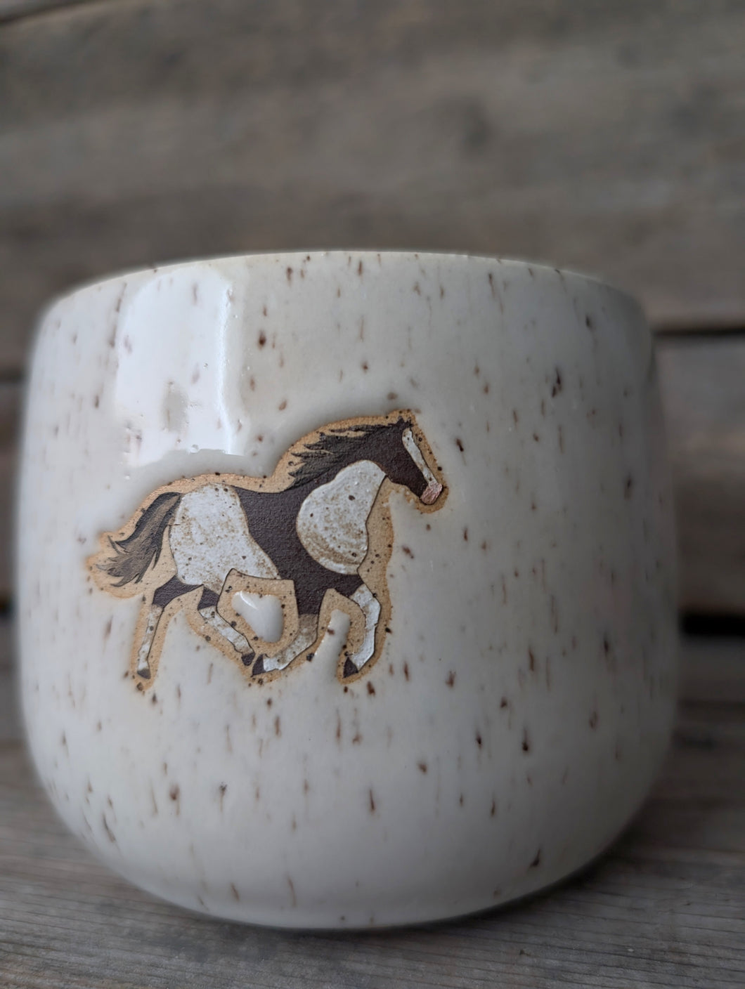 Paint Horse Matcha Bowl