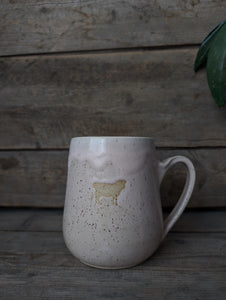 Pink Cow Mug