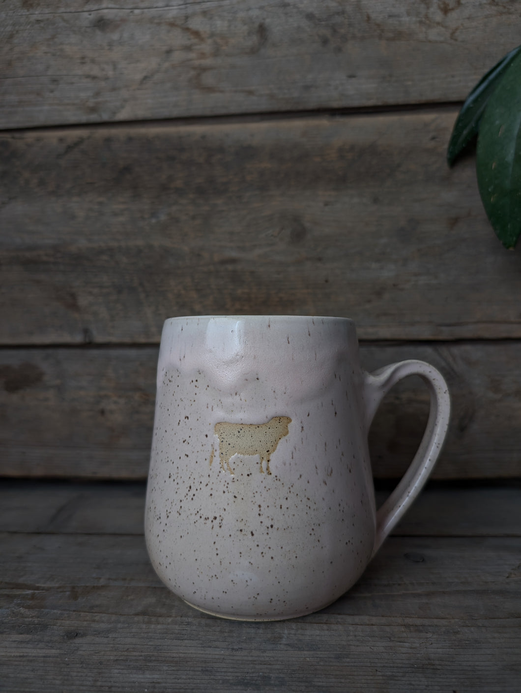Pink Cow Mug