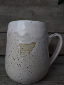 Pink Cow Mug