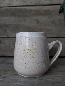 Pink Cow Mug