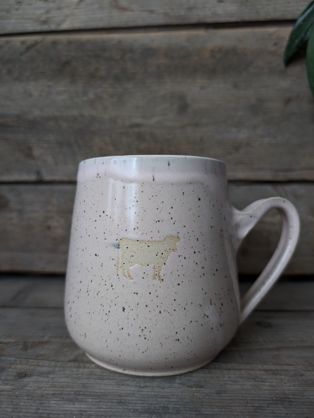 Pink Cow Mug