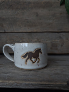 Horse Cappuccino Cup