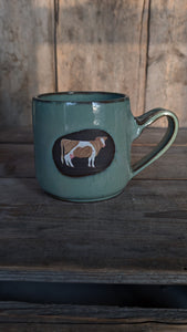 #105- Ayrshire Cow Mug
