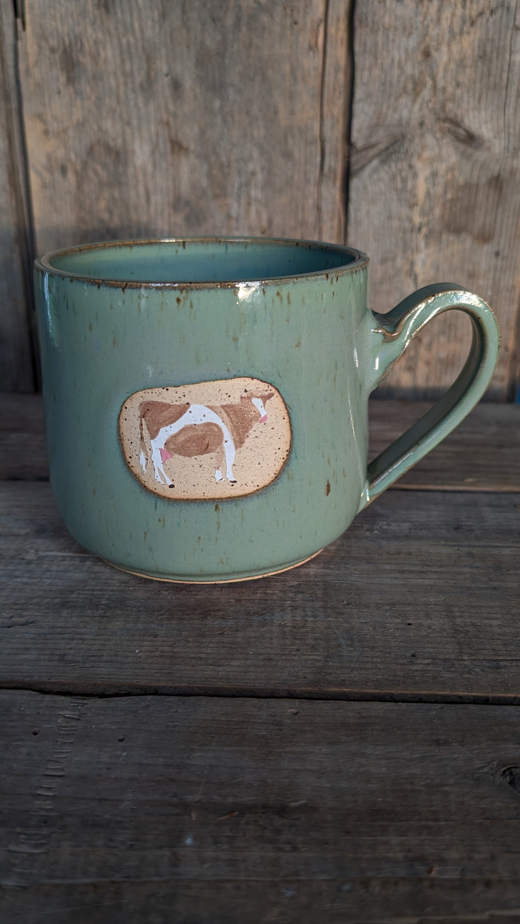 #102- Ayrshire Cow Mug