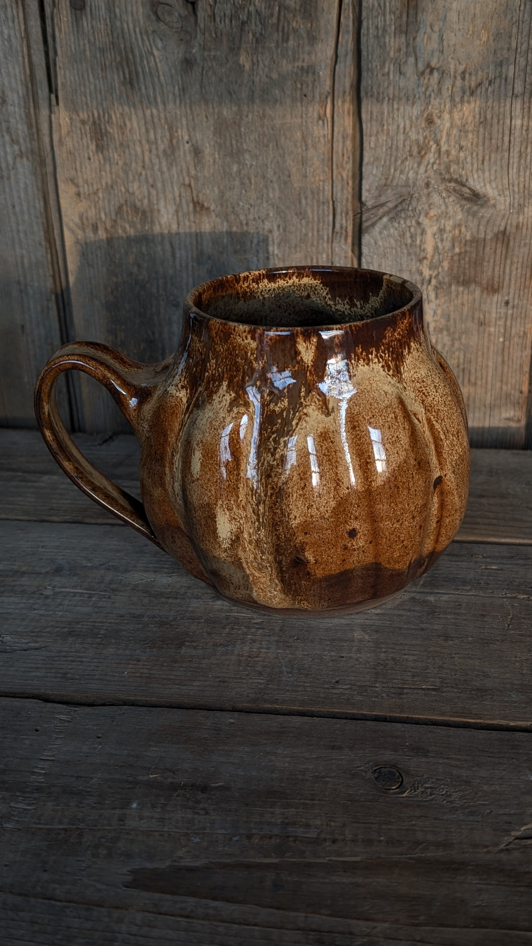 #110- Pumpkin Shaped Mug