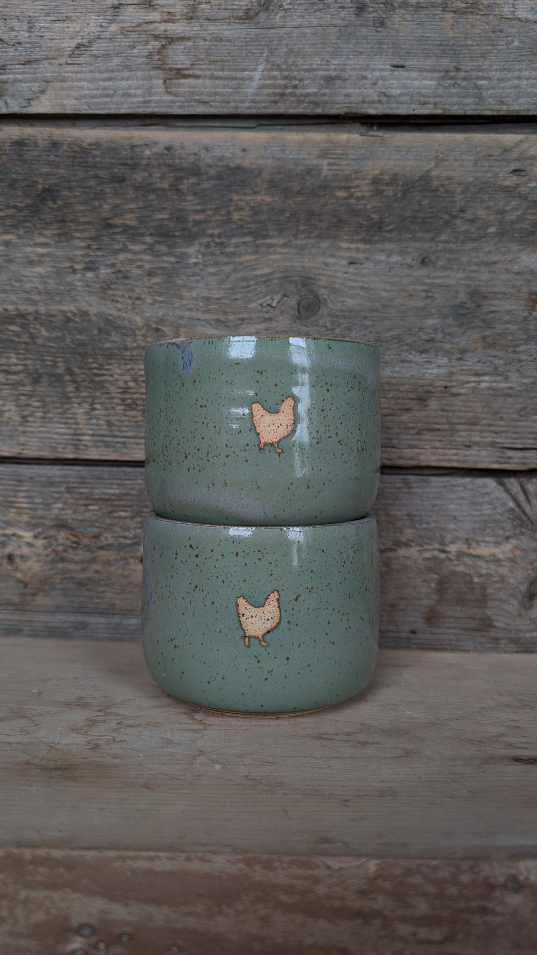 #242 - Green Chicken Goblet