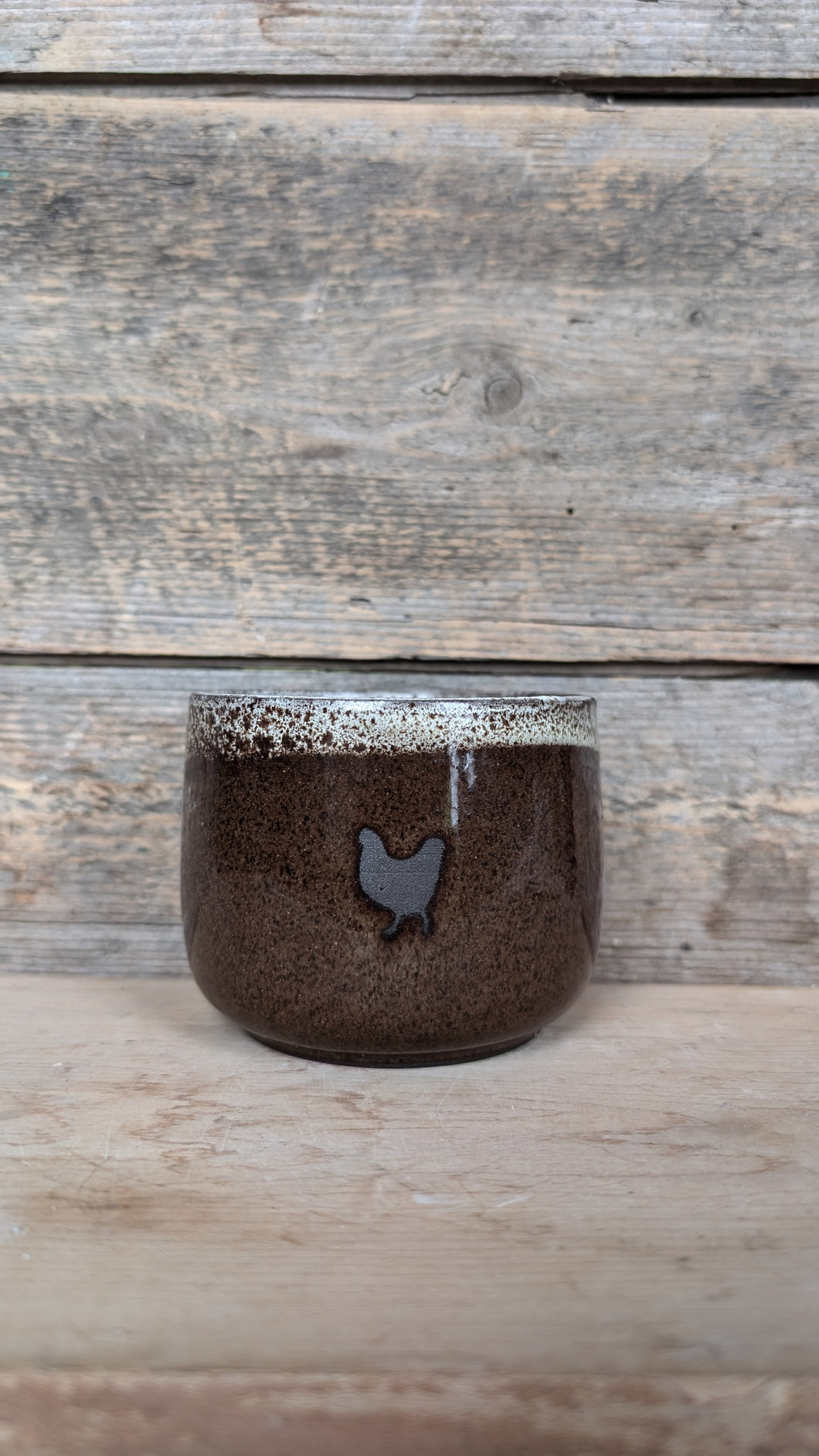 #245 - Brown Chicken Goblet