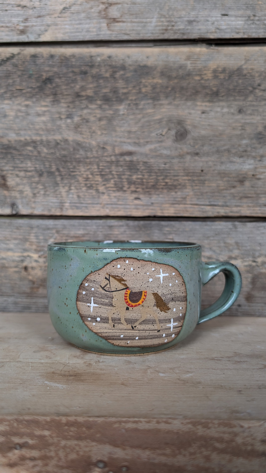 #208 - Winter Horse Mug