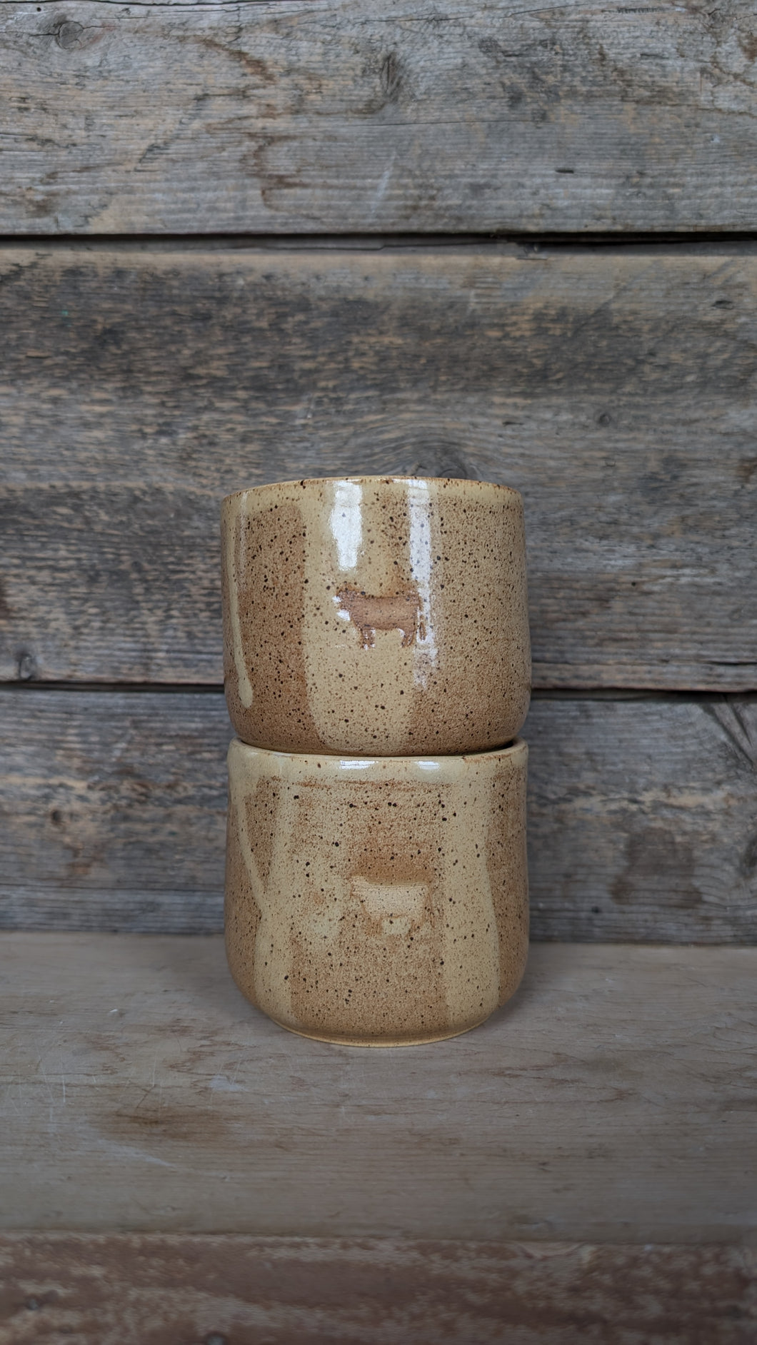 #211 - Yellow Cow Goblet