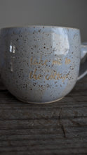 Load image into Gallery viewer, Small Blue "Take Me To The Cottage" Mug
