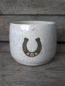 Green Horseshoe Matcha Bowl