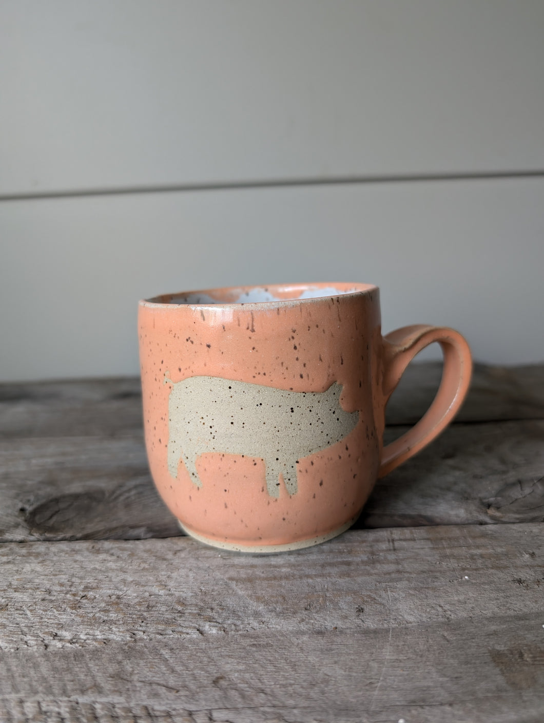 Orange Pig Mug