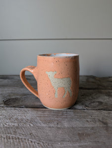 Orange Lamb Mug