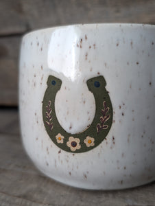 Green Horseshoe Matcha Bowl