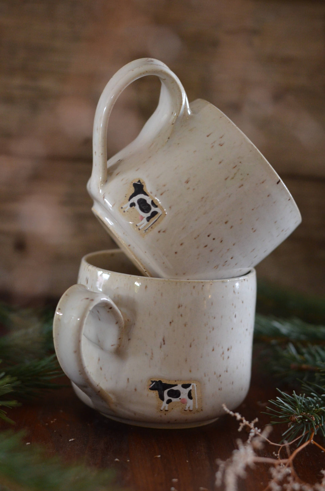 Holstein Speckle Mug