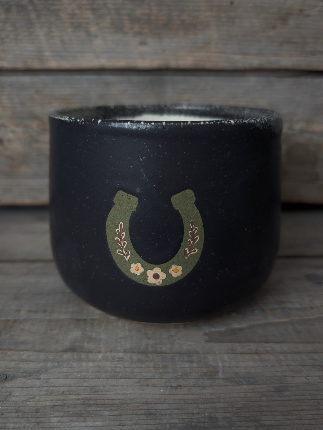Green Horseshoe Matcha Bowl