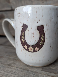 Brown Horseshoe Mug
