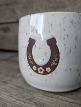 Load image into Gallery viewer, Brown Horseshoe Matcha Bowl
