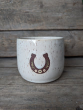 Load image into Gallery viewer, Brown Horseshoe Matcha Bowl
