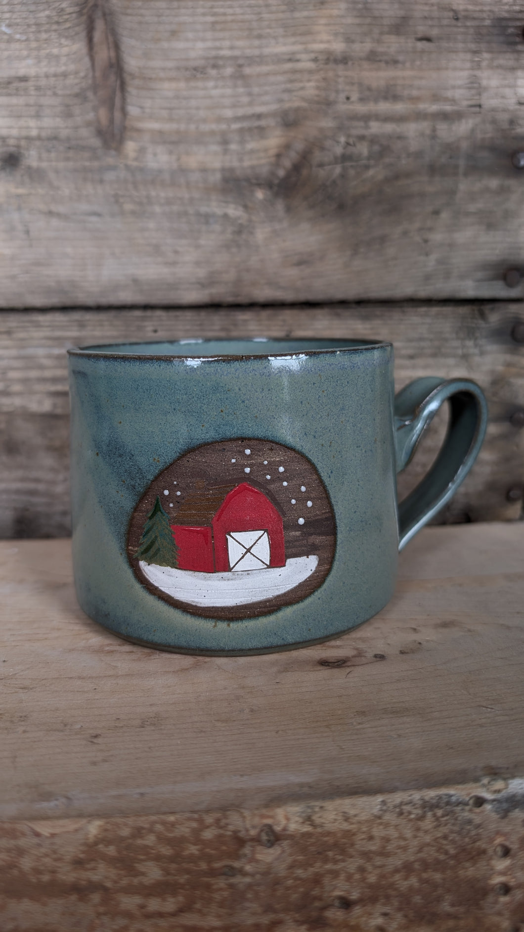 #73 -  Red Barn Mug